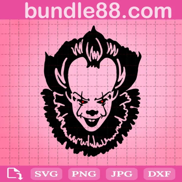 Pennywise Svg, Pennywise Clown Svg