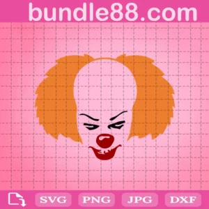 Pennywise Svg, Scary Clown Svg