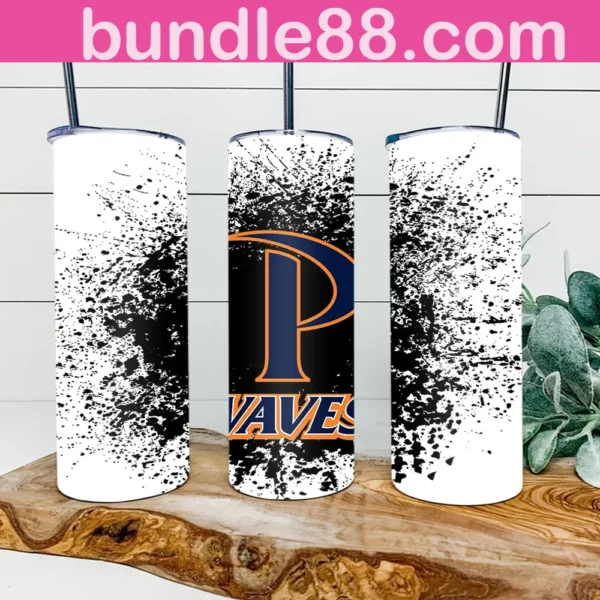 Pepperdine Waves 20oz Skinny Tumbler