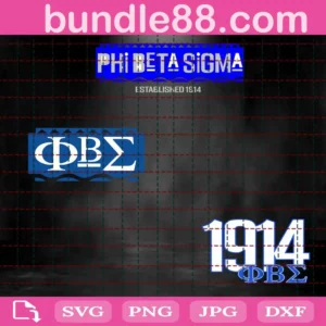 Phi Beta Sigma Svg Bundle