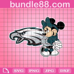 Philadelphia Eagles Disney Minnie Football Team Clipart Disney