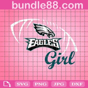 Philadelphia Eagles Girl Svg