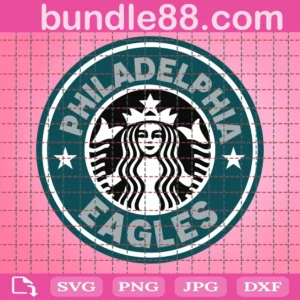 Philadelphia Eagles Starbucks Logo Cup Wrap Svg