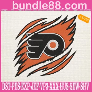 Philadelphia Flyers Embroidery Design