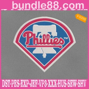 Philadelphia Phillies Logo Embroidery Machine