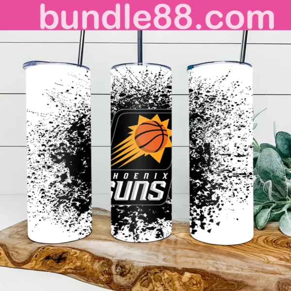 Phoenix Suns Basketball 20oz Skinny Tumbler