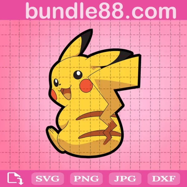 Pikachu Svg, Pokemon Svg