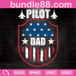 Pilot & Airplane Svg