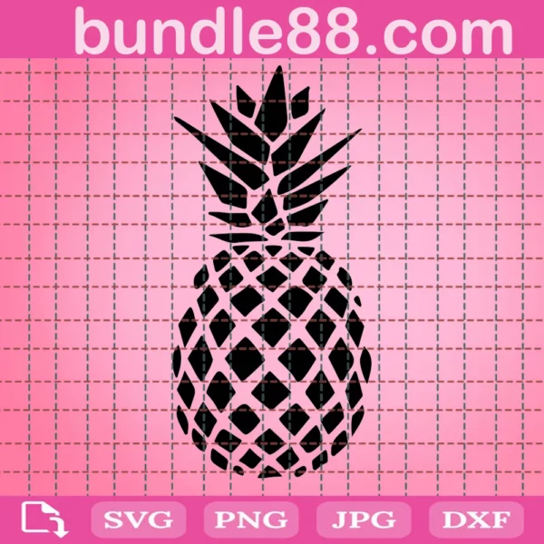 Pineapple Svg, File For Cricut