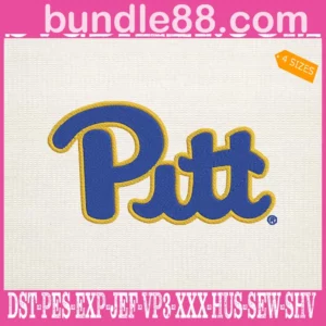 Pittsburgh Panthers Embroidery Machine