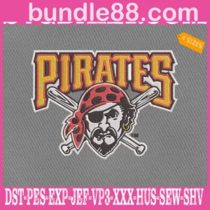 Pittsburgh Pirates Logo Embroidery Machine