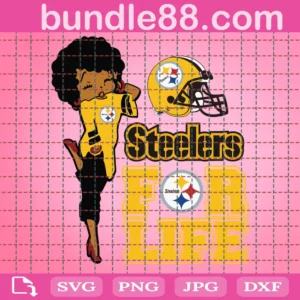 Pittsburgh Steelers For Life Svg