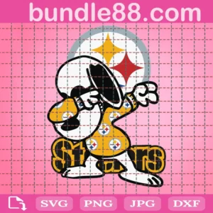 Pittsburgh Steelers Snoopy Svg