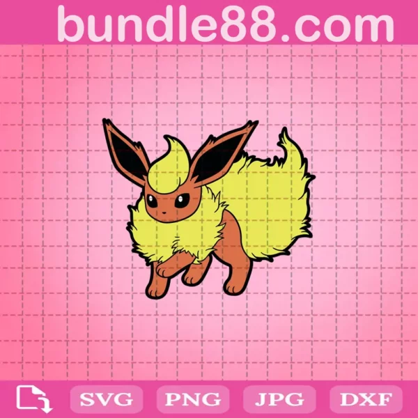 Pokemon Flareon Svg