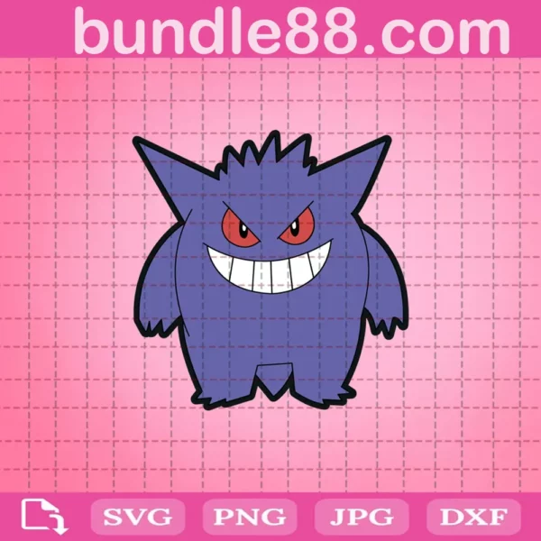 Pokemon Gengar Svg