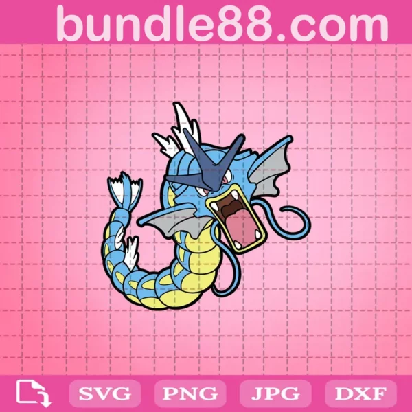 Pokemon Gyarados Svg