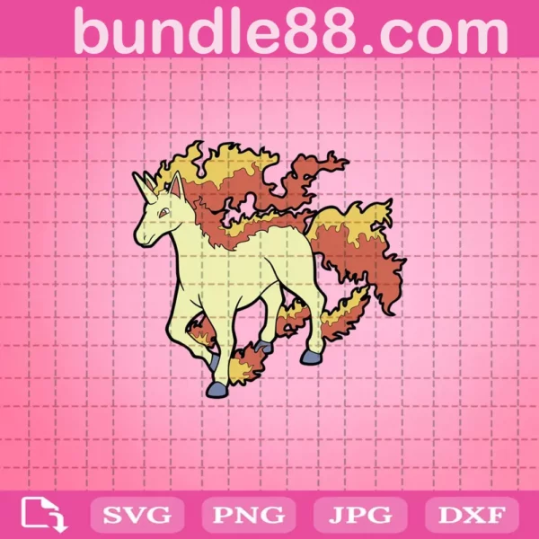 Pokemon Rapidash Svg