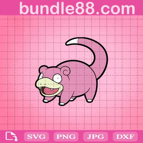 Pokemon Slowpoke Svg