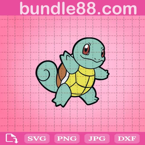 Pokemon Squirtle Svg