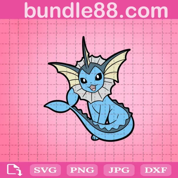 Pokemon Vaporeon Svg