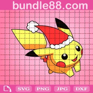 Pokemon Xmas Christmas Svg