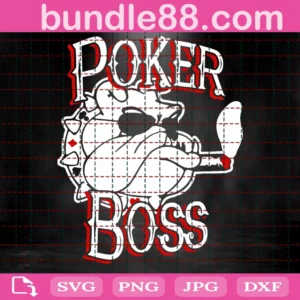 Poker Boss Svg, Royal Flush Clip Art