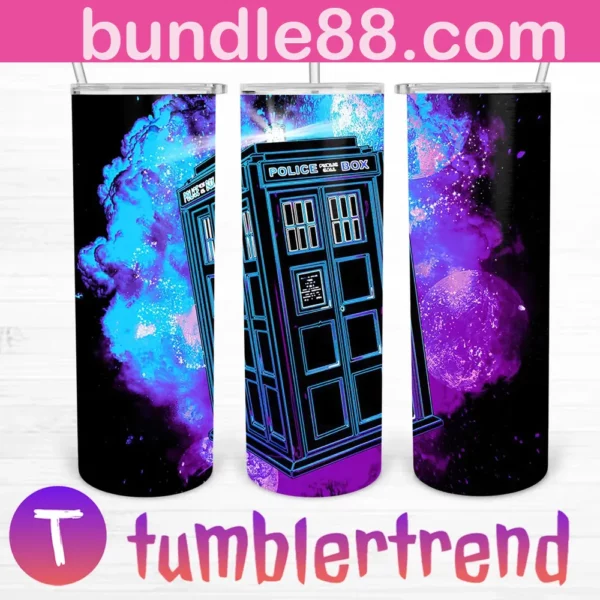 Police Box 20oz Tumbler Skinny