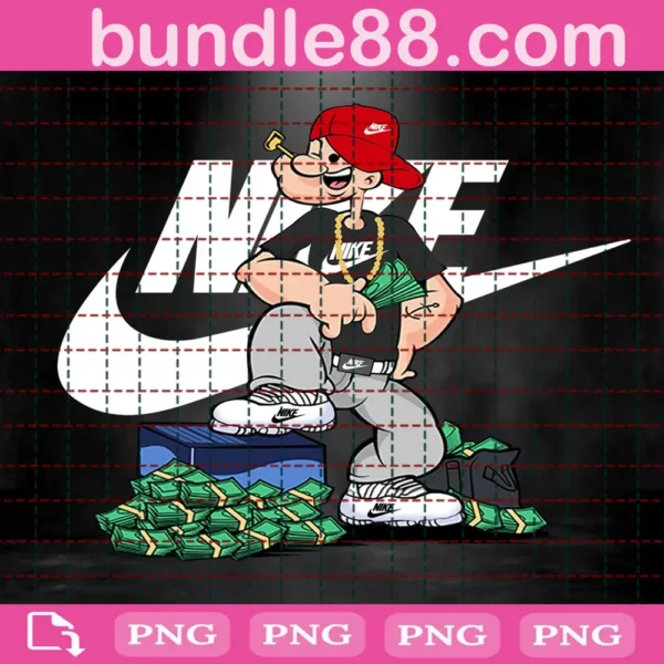 Popeye Nike Png, Popeye Png