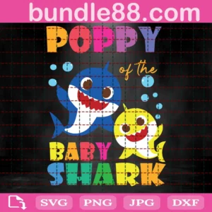 Poppy Of The Baby Shark Svg