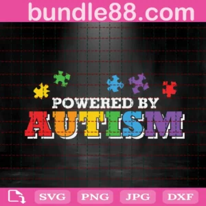 Powered By Autism Svg