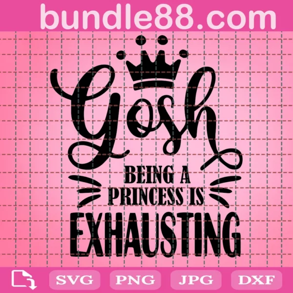 Princess Svg, Funny Girl Svg