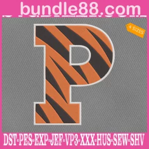 Princeton Tigers Embroidery Files