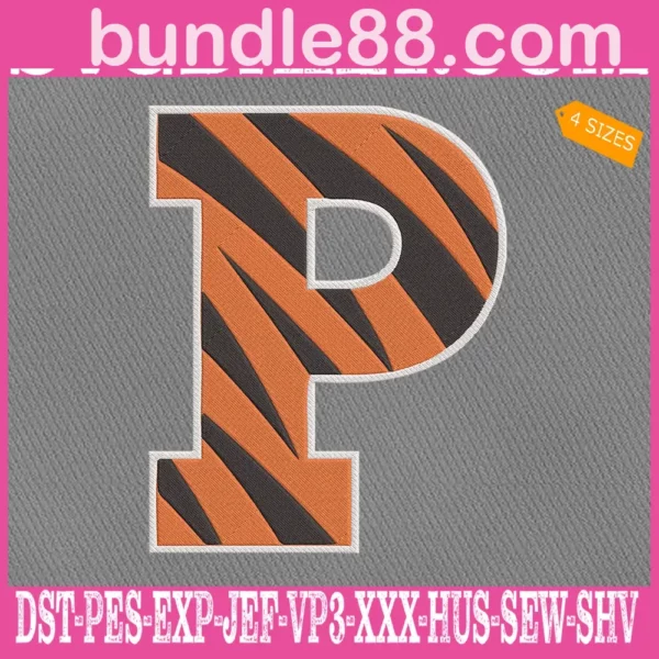 Princeton Tigers Embroidery Files