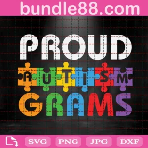 Proud Autism Grams Svg