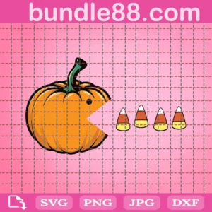 Pumpkin Eating Ghost Svg