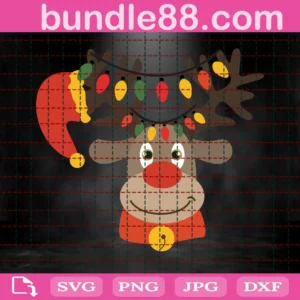 Reindeer Face, Rudolph Reindeer