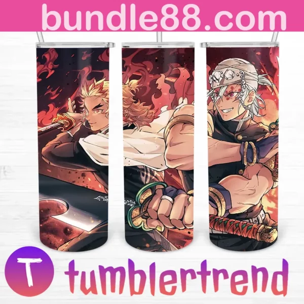 Rengoku Kyojuro 20oz Tumbler Skinny