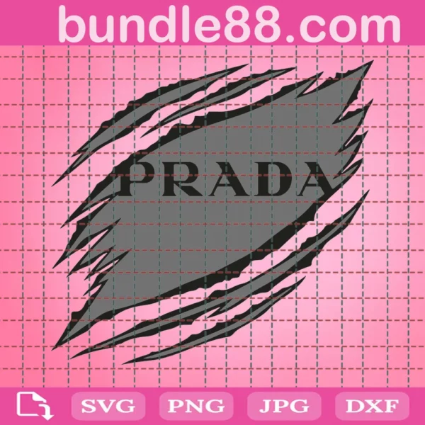 Ripped PradaSvg, Fashion Brand Svg