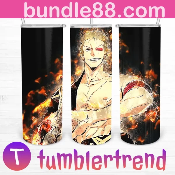 Roronoa Zoro 20oz Tumbler Skinny