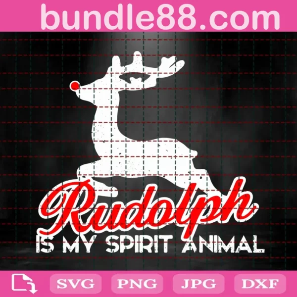 Rudolph Christmas Svg