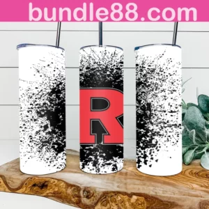 Rutgers Scarlet Knights Football 20oz Skinny Tumbler