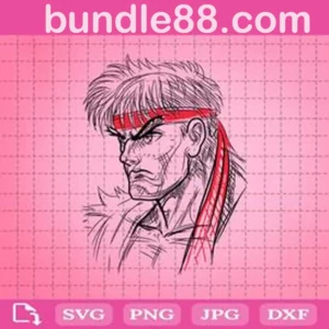 Ryu Svg, Street Fighter Svg