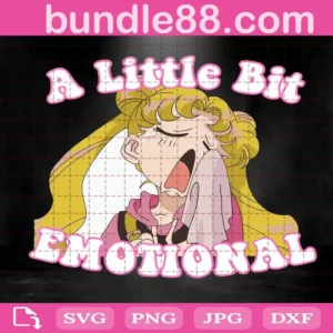 Sailor Moon A Little Bit Emotional Svg