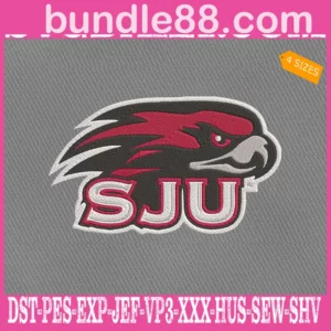 Saint Joseph's Hawks Embroidery Files