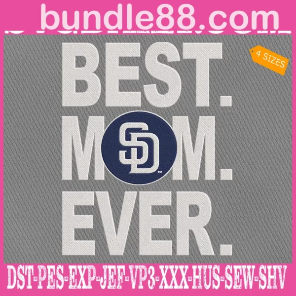San Diego Padres Embroidery Files