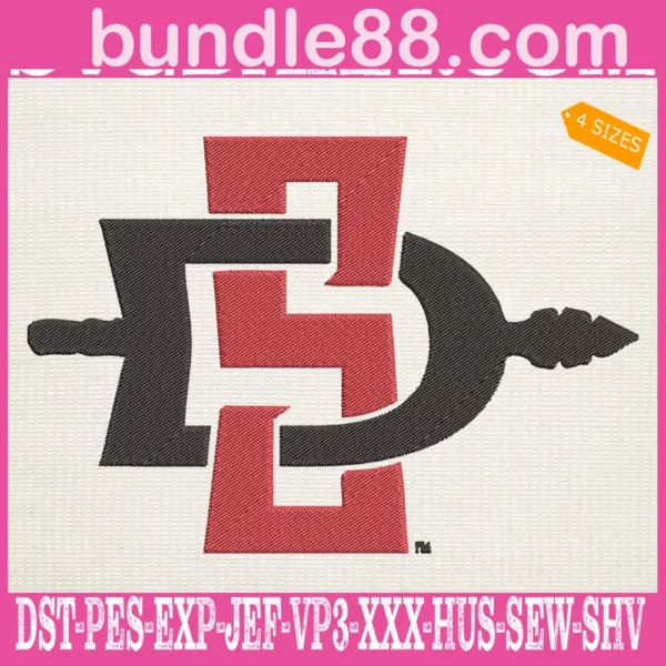 San Diego State Aztecs Embroidery Machine