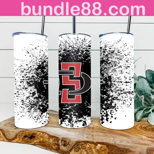 San Diego State Aztecs Football 20oz Skinny Tumbler