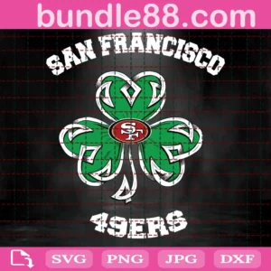 San Francisco 49Ers Lucky Clover Svg