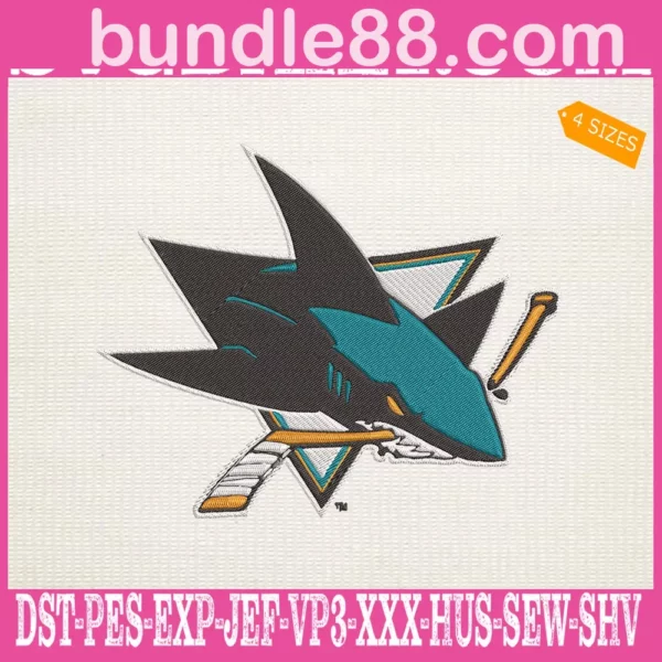 San Jose Sharks Embroidery Files