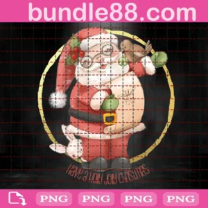 Santa Claus Png, Have A Holly Jolly Christmas Png